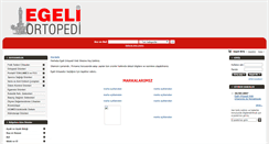 Desktop Screenshot of egeliortopedi.com