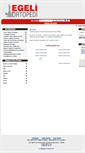 Mobile Screenshot of egeliortopedi.com