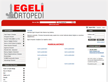 Tablet Screenshot of egeliortopedi.com